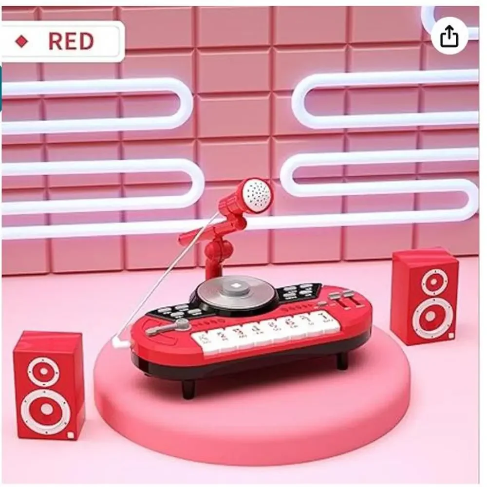 DJ Mixer Piano Toy - Piano Musical Instrument with Microphone